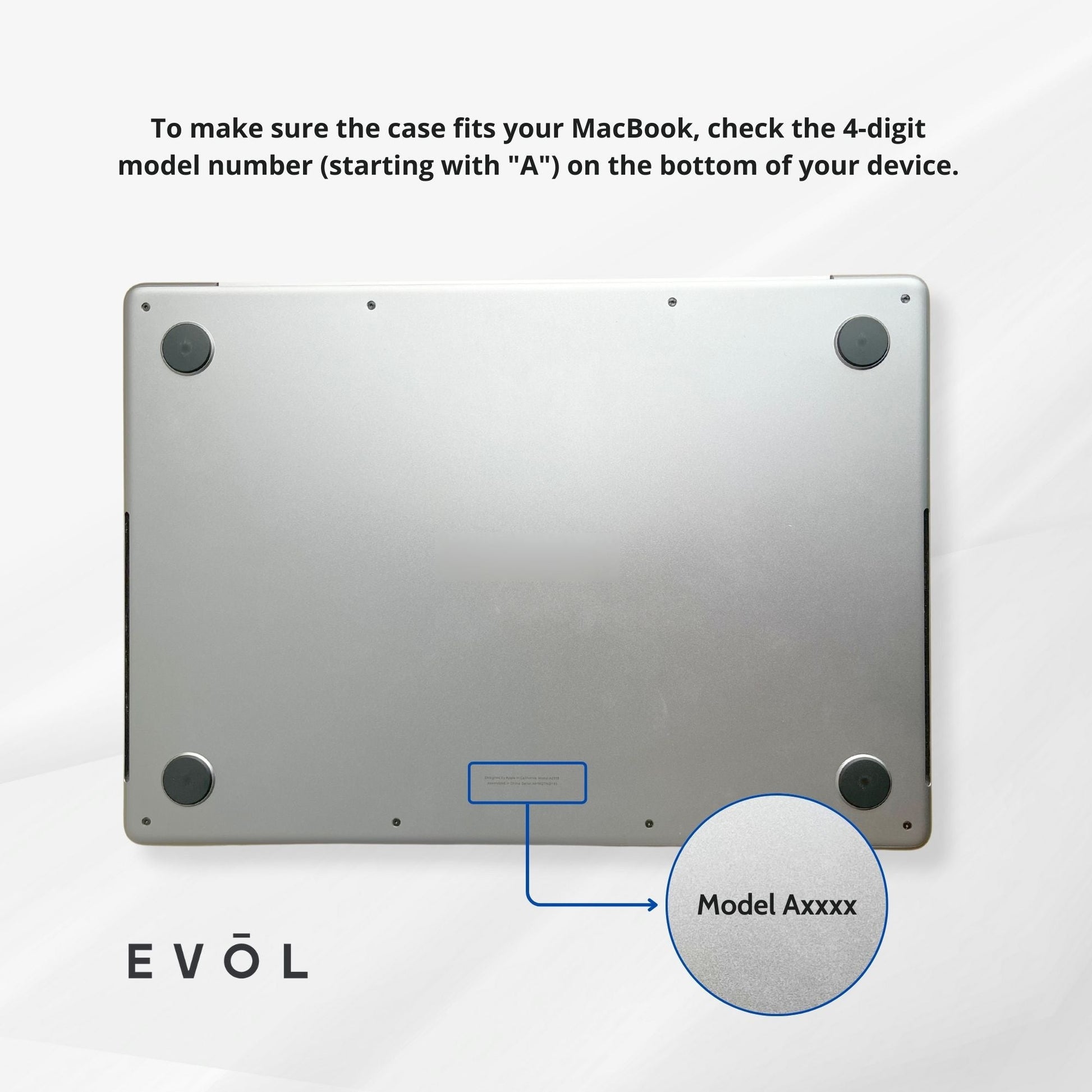 MacBook Pro 14-inch (M1, M2 & M3) Protective Case – Navy – (A2442 / A2779 / A2918 / A2992) Evol