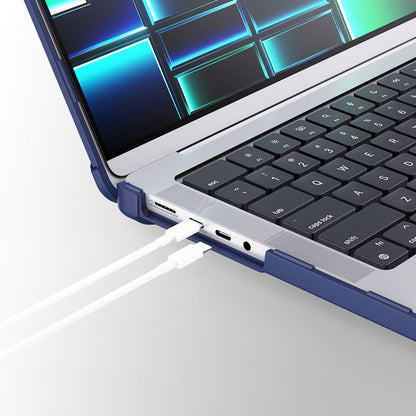 MacBook Pro 14-inch (M1, M2 & M3) Protective Case – Navy – (A2442 / A2779 / A2918 / A2992) Evol