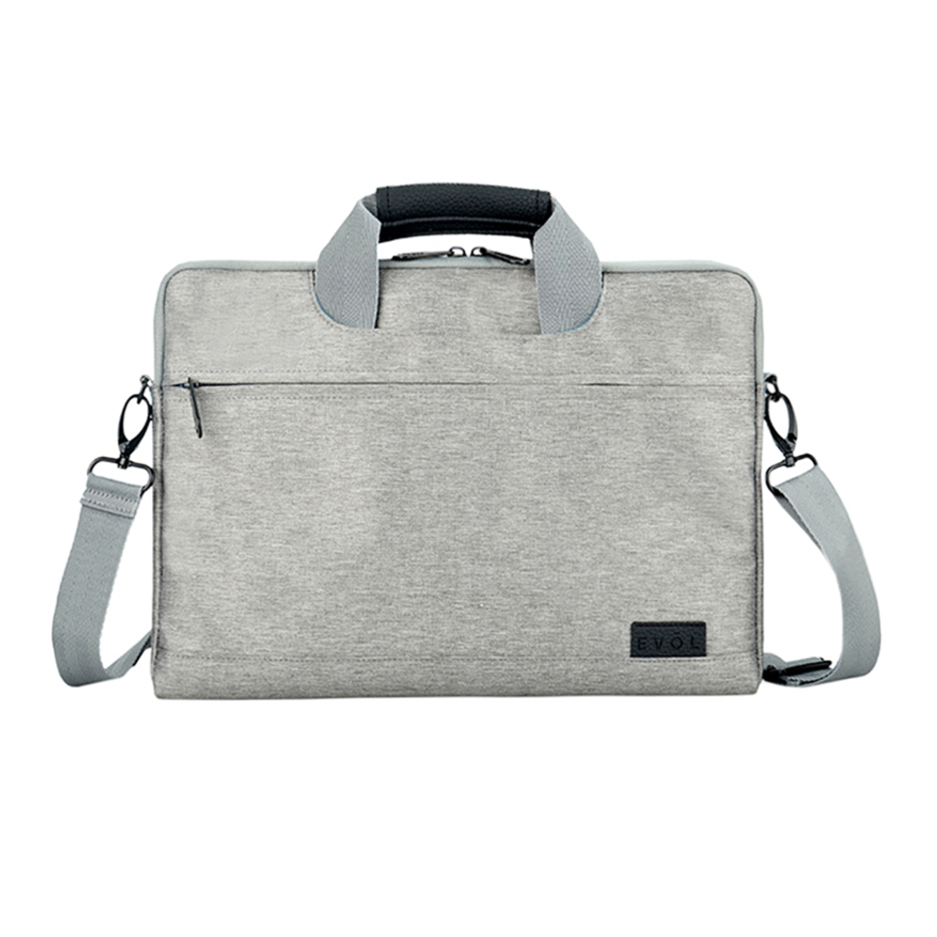 Allure 13.3-14.1″ Laptop Slimline Briefcase Silver - Evol