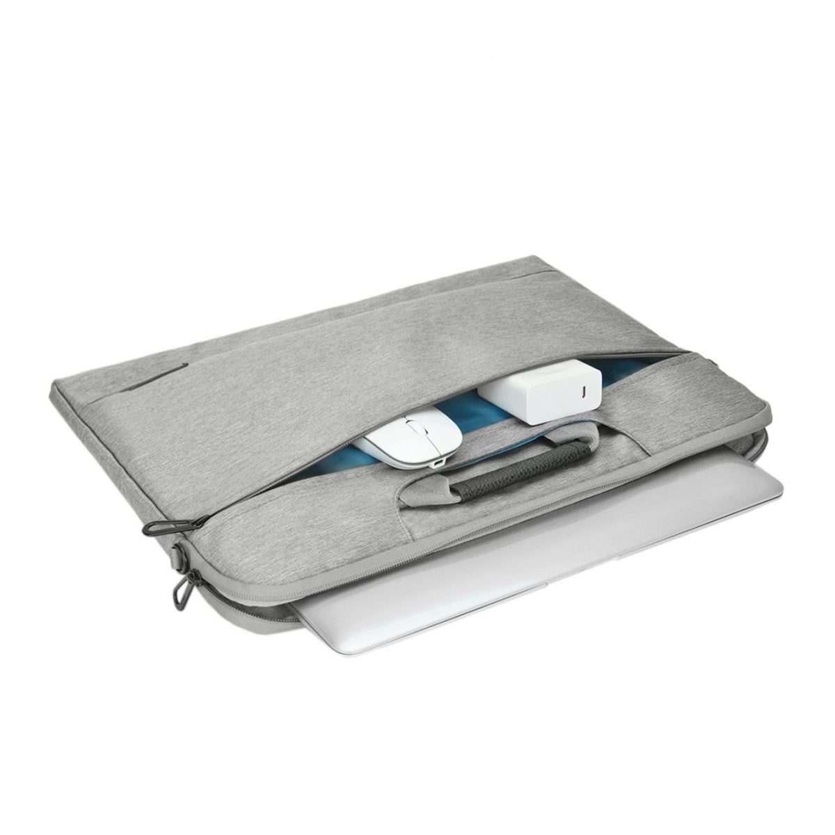 Allure 15.6″ Laptop Slimline Briefcase Silver - EVOL